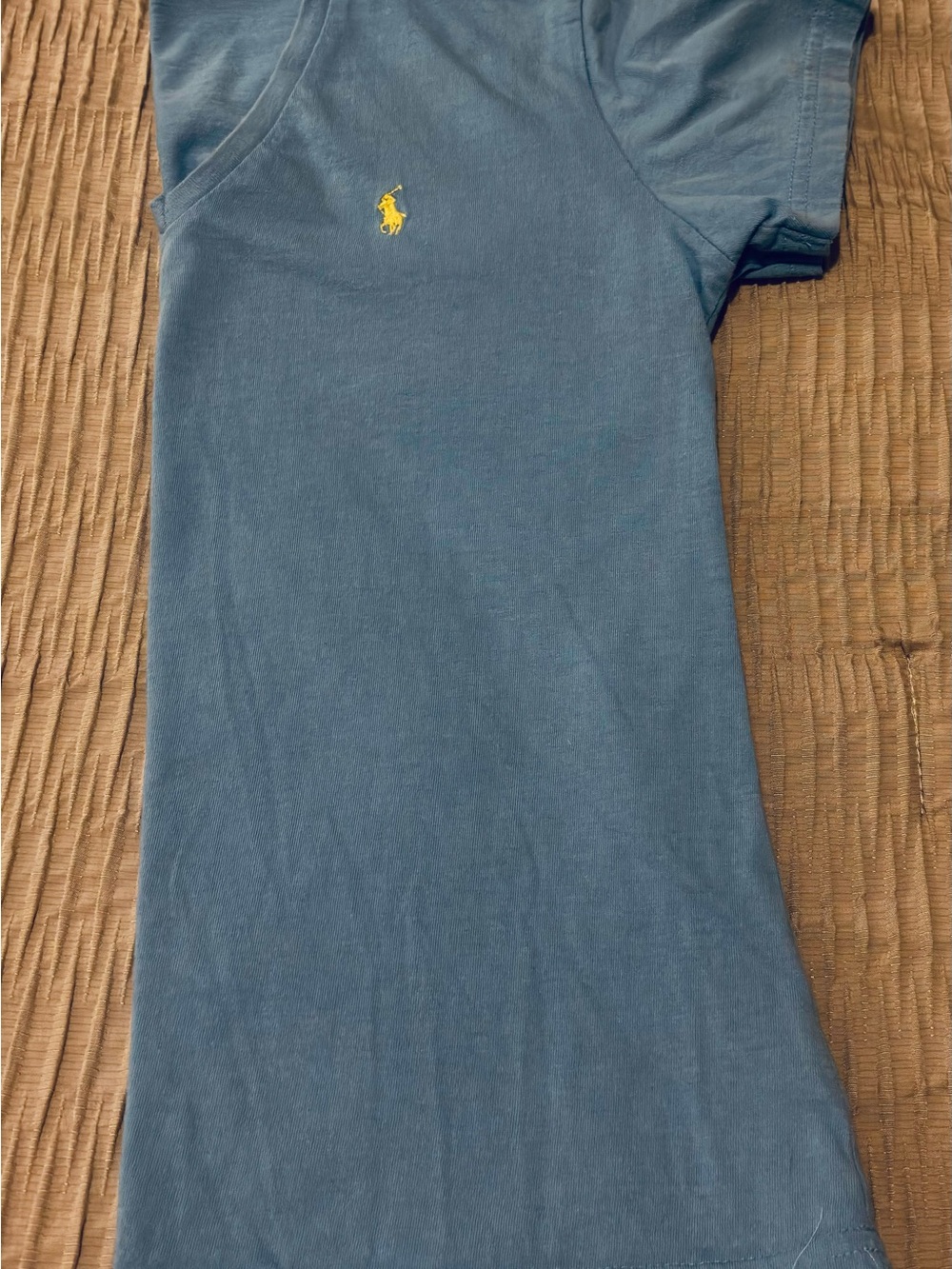 Ralph Lauren Sport Blue Tag vintage Short-Sleeve V-neck Tee Size S